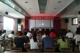 西柳沟街道组织党员干部观看反邪教微电影《悔悟》图片