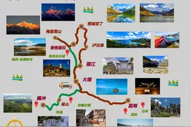 云南自驾15天行程地图，4500公里精华亮点都在这，大家觉得怎么样图片
