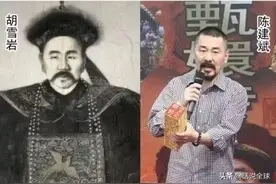 这些名人与逝世名人相似度就像克隆一样，真有转世这一说吗？图片