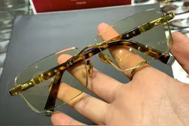 竹叶青高端货！镜片帝王绿的成色 无框切边的款式图片