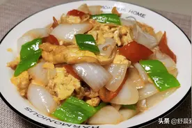 多吃洋葱好处多，和鸡蛋一起炒一炒，鲜香下饭，我家隔几天做一次图片