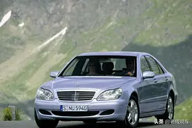 经典老车_存在感最弱的一代奔驰S“优雅的蝴蝶奔”图片