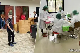 违法生产、销售穿心莲等药物 泰国草药作坊被端图片