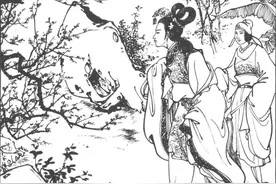 民间故事：三人进洞，发现李隆基杨玉环的秘密，结果两人暴毙图片