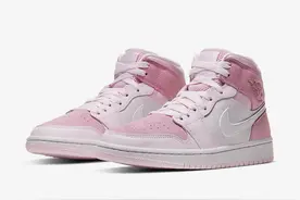 少女心爆棚！这双粉嫩Air Jordan 1 Mid也太让人心动了图片