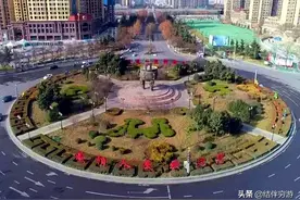 咸阳陈阳寨转盘标志性大鼎，因地铁一号线延伸要迁移了图片