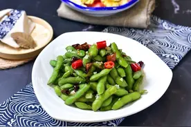 凉拌毛豆怎么做好吃？多加这3步，毛豆脆爽入味，不比饭店差图片