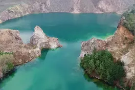 江苏苏州发现小九寨沟，一夜之间成了网红打卡地，值得去吗？图片