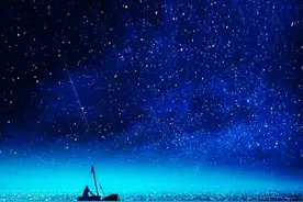 七绝·想象之中：仙舸披霞破浪移；满载星河不若伊。附联句图片