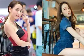 「车模版本迪丽热巴」相似度绝了！火辣照网惊：比本尊还正？图片