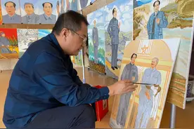 乡土画家的笔墨人生图片