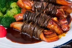 饭店的年夜饭必点菜，寓意腰缠万贯，平常食材就能做，客人都喜欢图片