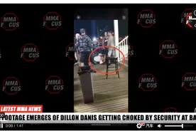 丢脸！嘴炮康纳无言以对，柔术教练狄龙丹尼斯被保安拿背降服图片