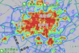 晚7点，辽宁14市热力图对比图片