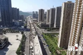 轨道五号线江跳段江津境内主线全面贯通 全线进入轨道铺设阶段图片