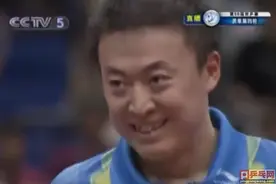 松平健太成名之战，横滨世乒赛险些击败马琳，决胜局4比1领先图片