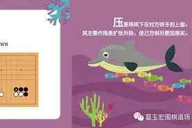 棋理的颠覆 | 围棋中的十八般武艺（十二）——压图片