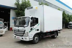 福田欧马可4.2米国六冷藏车 福康3.8排量+采埃孚动力实载8吨图片