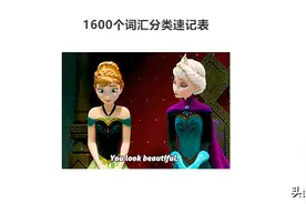 1600个英语词汇分类速记表，收藏起来，送给有需要的朋友图片