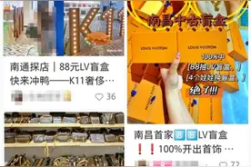 88元“LV盲盒”风靡！有人竟拆出一块指甲盖大小的皮，专家：已涉嫌违法图片