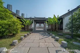 现代化高楼林立的南京河西CBD，居然藏着一座货真价实徽州园林图片