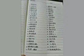 整理、挑选后，整理出来的100道经典川菜名录图片