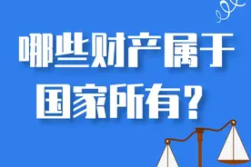 普法课堂｜哪些财产属于国家所有？图片