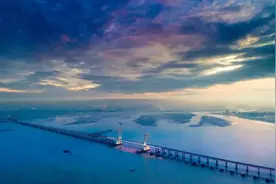 中国首条设计时速350公里跨海高铁建设取得新进展！图片
