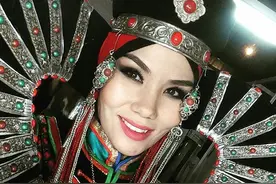 世界各民族的美：俄罗斯布里亚特女人图片
