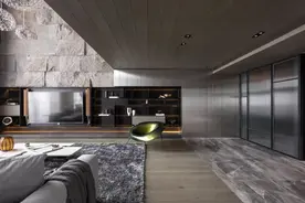 设计师颠覆认知又大胆的创意：2个285m²小户连成1户，成顶级大宅图片