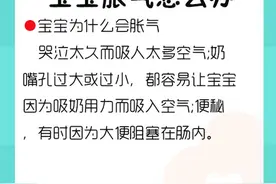 趣奇宝宝育儿知识：宝宝胀气怎么办图片