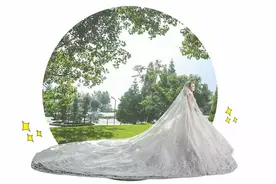 15万颗水晶穿在身上什么感觉看看Elie Saab给儿媳做的婚纱就知道图片