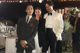 权志龙退伍后C位出镜照全家福，却被人抢镜，颜值担当原来是姐夫图片