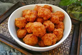 炸肉丸子，用面粉还是淀粉？都没用对，换成它，酥软可口，不油腻图片