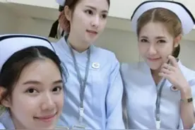 泰国医院三名护士颜值爆表，被国外网友疯狂转发上亿次图片