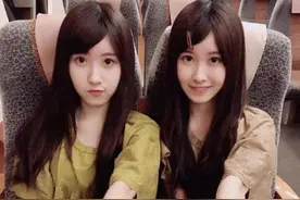 台湾“最美双胞胎”终于长大了，现在的她们长得更加的可爱漂亮图片