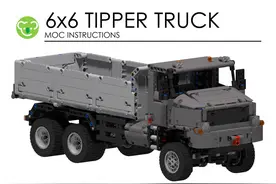 乐高科技moc--6x6 Tipper Truck图片