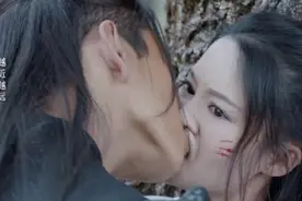 王大陆把李沁嘴巴亲变形了，不愧是拔火罐吻戏，网友：画面辣眼睛图片