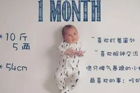 1到12月婴儿发育过程图，12张图解答婴儿每个月的成长变化图片