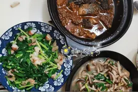 我家午餐这样吃，荤素搭配营养好，多吃也不胖，上桌都喜欢全光盘图片