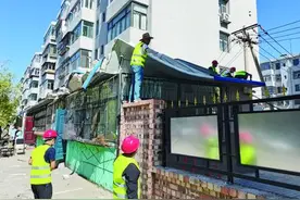 包头这个街坊的违建小院将全部拆除图片