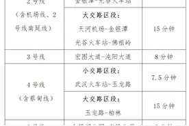 最新武汉地铁线路运营方案来了！这份乘坐攻略请收好图片