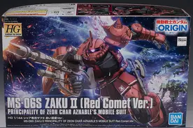 万代-1/144 HG MS-06S 夏亚专用 扎古II(红色彗星版)-简介图片