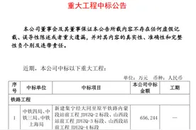 中国中铁斩获817亿超级大单图片