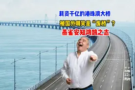 耗资千亿的港珠澳大桥，被国外嘲笑是废桥？燕雀安知鸿鹄之志？图片