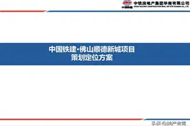 房地产-2019中国铁建佛山顺德新城项目前期策划定位方案图片