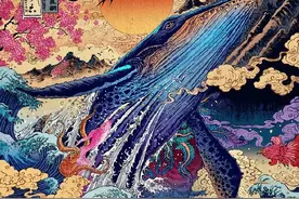 中国插画家Rlon Wang笔下的浮世绘作品欣赏 魔幻插画图片