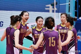 天津女排3比1击败江苏，时隔8年再夺全运会冠军，近五届四次登顶图片