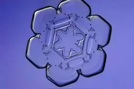 雪花放大100倍是啥样？小伙15年来痴迷“微观雪世界”图片