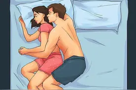 12幅夫妻睡姿漫画，呈现不同的夫妻关系图片